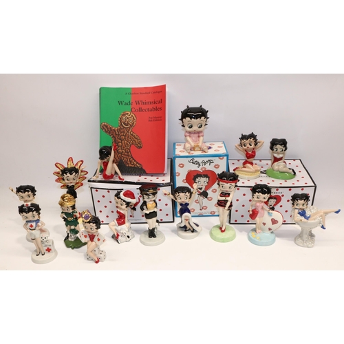 407 - Collection of Wade Betty Boop figures incl. limited editions: 'Elegant Betty Pink', 'St Patrick's Da... 