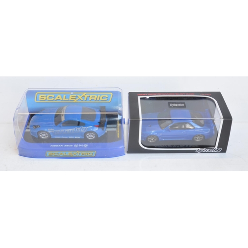 197 - Eight 1/32 scale racing slot cars to include 4x Scalextric Mini Coopers (C3073, C2992, C2911 Nixon A... 