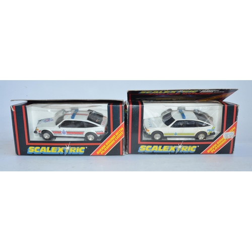 204 - Collection of 10x 1/32 scale slot car models to include C2808 Police Range Rover, C2877 HM Coastguar... 