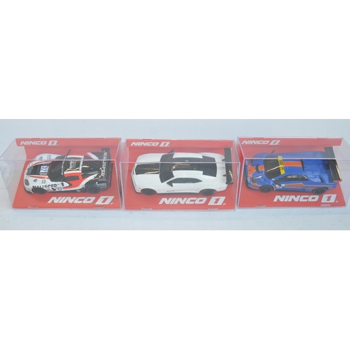 207 - Ten boxed 1/32 scale racing slot car models to include 5x Ninco and 5x Scalextric to include Special... 