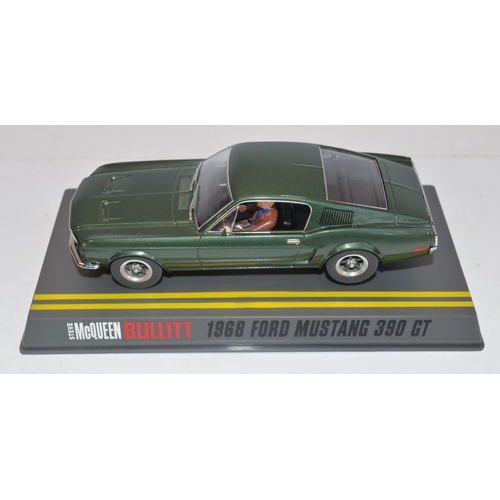 212 - Three Steve McQueen Bullitt slot car models from Pioneer to include P028 Shotgun Wedding Dodge Charg... 