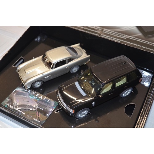 215 - Scalextric C3268A limited edition James Bond Skyfall 2 car set (1855/3500) with Aston Martin DB5 and... 