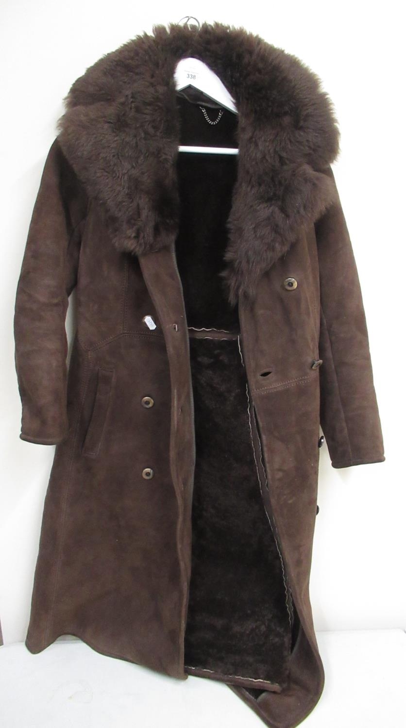Two vintage Morlands Real Sheepskin coats (2)