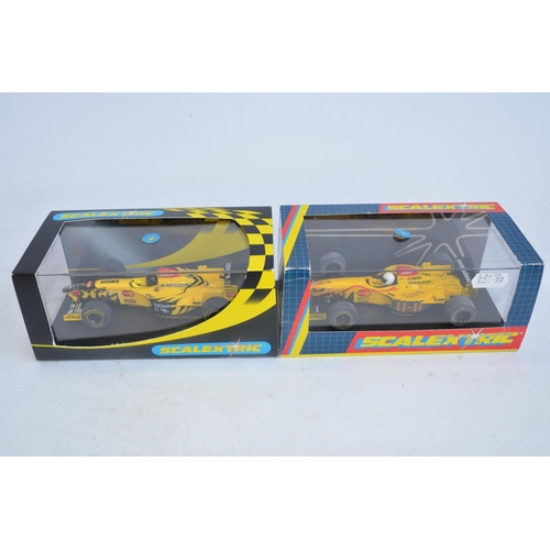 226 - Six Scalextric 1/32 scale racing slot car models to include C2927 McLaren M23 J Mass 1976, C2706D Sp... 