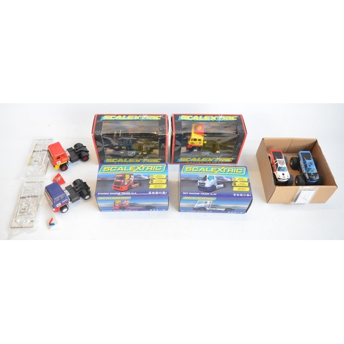 229 - Collection of Scalextric Truck and Monster Truck racing slot car models to include 1/32 scale modern... 