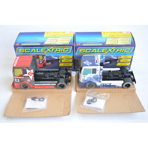 229 - Collection of Scalextric Truck and Monster Truck racing slot car models to include 1/32 scale modern... 