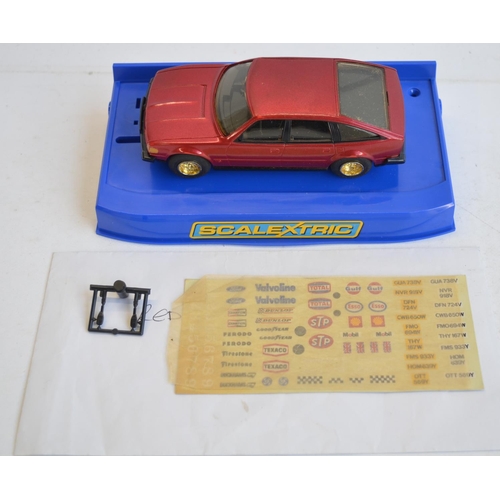 232 - Eight vintage Scalextric 1/32 scale Rover 3500 models to include C362 Police car (missing box insert... 