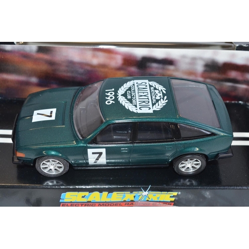 232 - Eight vintage Scalextric 1/32 scale Rover 3500 models to include C362 Police car (missing box insert... 