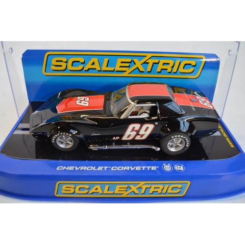 250 - Six 1/32 scale Chevrolet Corvette L-88 slot car racing models from Scalextric to include limited edi... 