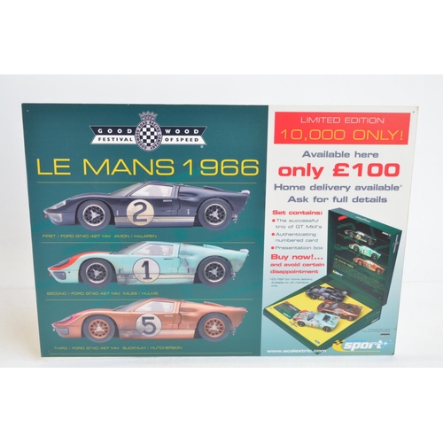 175 - Scalextric C2529 limited edition Goodwood Festival Of Speed Le Mans 1966 3 Ford GT40 (weathered) car... 