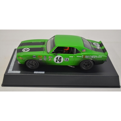 252 - Seven 1/32 scale Chevy Camaro slot car racing models from Pioneer to include P033 '68 Z-28 Club Spor... 