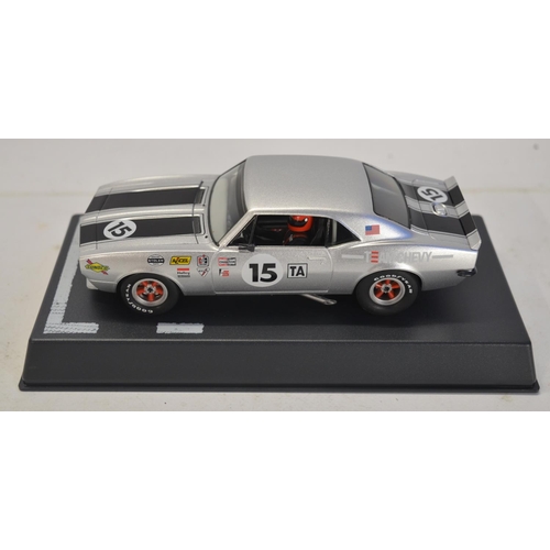 252 - Seven 1/32 scale Chevy Camaro slot car racing models from Pioneer to include P033 '68 Z-28 Club Spor... 