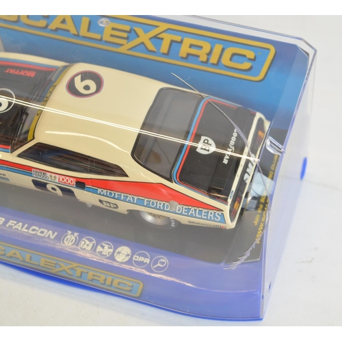 260 - Five 1/32 scale racing slot car models from Scalextric to include Mad Max C3983 Ford XB Falcon (weat... 