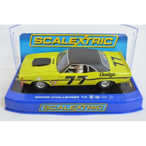 261 - Four 1/32 scale racing slot car models from Scalextric to include C2655 Ford Gran Torino LM 1976 No9... 