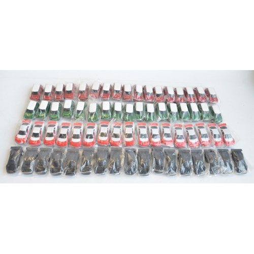 265 - Sixty eight unbranded Chinese made racing slot car models to include 17x Red and 17x Green Mini's. D... 