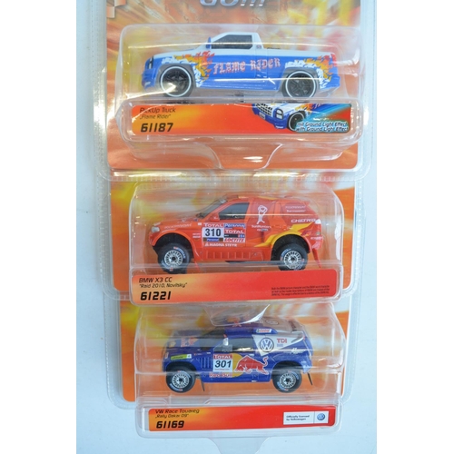 267 - Six as new/factory sealed 1/43 scale racing slot car models from Carrera to include 61187 Flame Ride... 