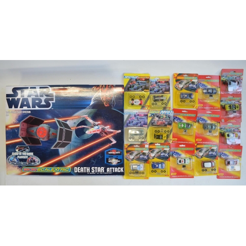 270 - Sixteen 1/64 scale Micro Scalextric racing slot car models all factory sealed and unused (packaging ... 