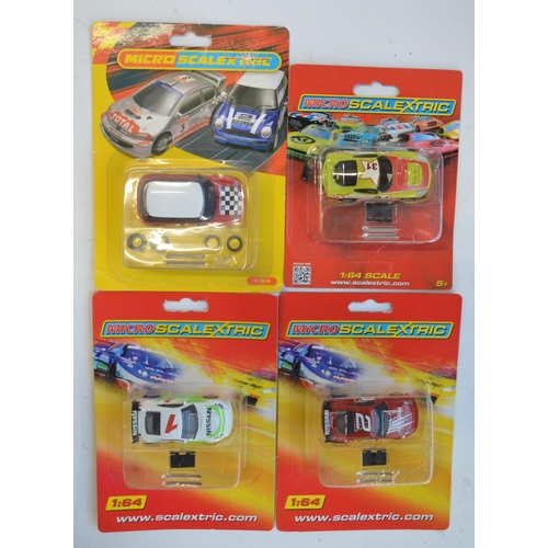 270 - Sixteen 1/64 scale Micro Scalextric racing slot car models all factory sealed and unused (packaging ... 