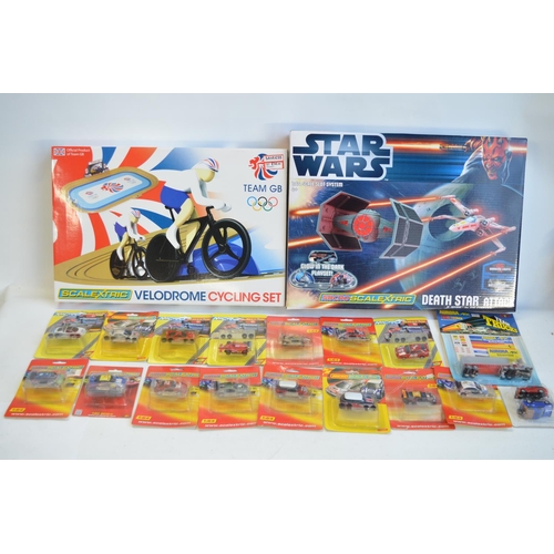 271 - Collection of Micro Scalextric racing slot cars and boxed sets, all factory sealed and unused (packa... 