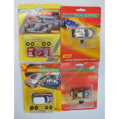 271 - Collection of Micro Scalextric racing slot cars and boxed sets, all factory sealed and unused (packa... 