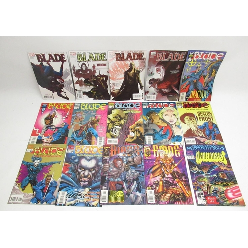 400 - Marvels Blade - Blade It Takes One To Kill One #1-4, Blade the Vampire Hunter (1994-1995) #2-8 & 10,... 