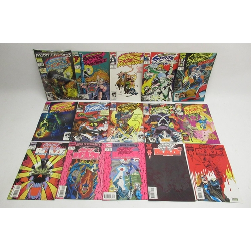 401 - Marvels Ghost Rider - Ghost Rider & Blaze Spirits of Vengeance (1992-1994) #1-9, 11, 12, 15-19 & 23,... 