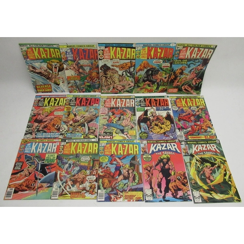 405 - Marvels Ka-zar: Astonishing Tales featuring Ka-Zar Lord of the Jungle #9-11 & 13-20, Ka-Zar Lord of ... 