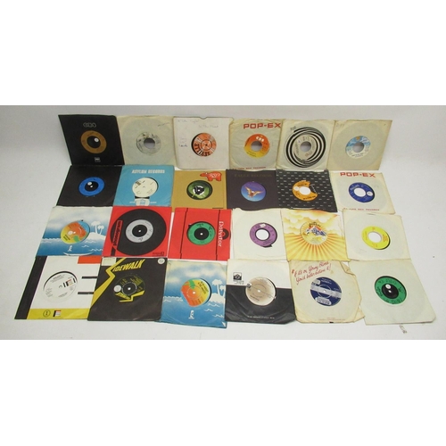 455 - Collection of 45 RPM records inc. Eddy Grant, Willy Finlayson, Leif Garrett, Boy George, Wet Wet Wet... 