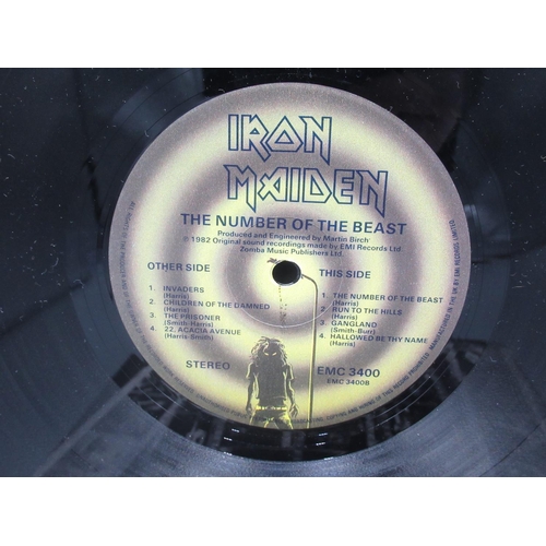 458 - Iron Maiden - Piece of Mind (EMA 800), Iron Maiden (EMC 3330) and The Number of the Beast (EMC 3400)... 