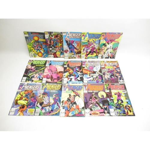 414 - Marvels The Avengers - The West Coast Avengers (1985-1994) #1 & 2 (both signed by Steve Englehart) 3... 