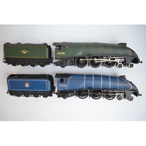 278 - Two limited edition OO gauge electric Class A4 Dwight D Eisenhower steam locomotive presentation mod... 