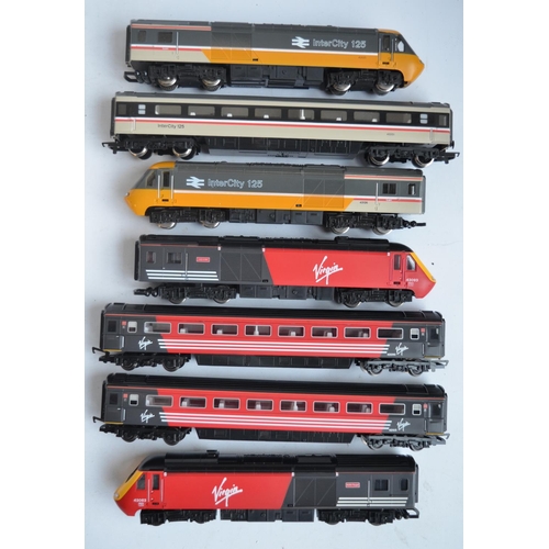 282 - Hornby OO gauge R401 Inter-City 125 Train Pack Executive Livery (models excellent, box good) and Vir... 