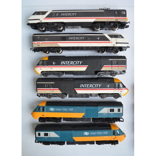 283 - Collection of OO gauge Inter-City 125 trains and passenger coaches from Hornby and Lima to include p... 