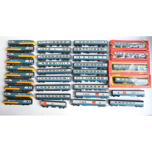 284 - Collection of previously used OO gauge Inter-City 125 tarin models to include 5x power and 5x dummy ... 