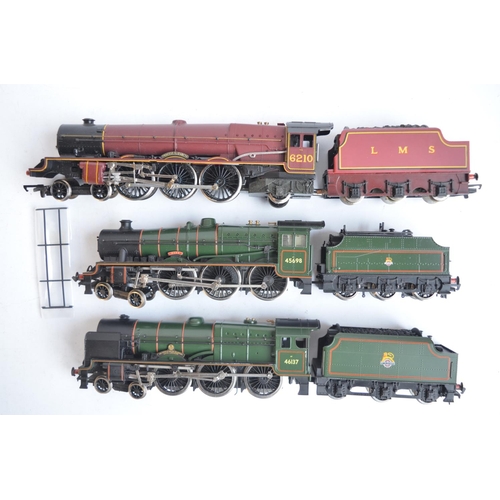 285 - Six OO gauge electric steam train models to include Bachmann 31-278 Parallel Boiler 4-6-0 BR green R... 