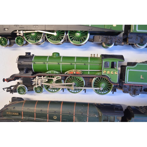 291 - Six OO gauge electric steam train models to include Bachmann 32-076 GWR Class 56XX 6676 (model excel... 