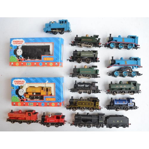 295 - Collection of previously run OO gauge electric train models, mostly Hornby to include boxed Thomas T... 