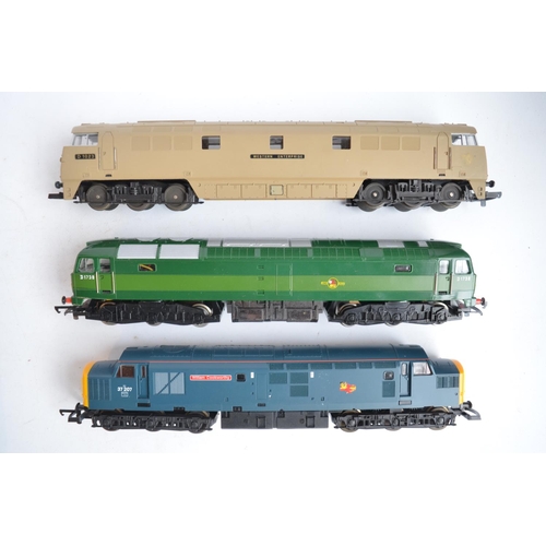 296 - Seven OO gauge electric diesel locomotive models to include Lima L205126 Class 52 