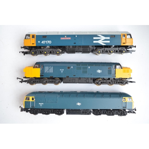 296 - Seven OO gauge electric diesel locomotive models to include Lima L205126 Class 52 