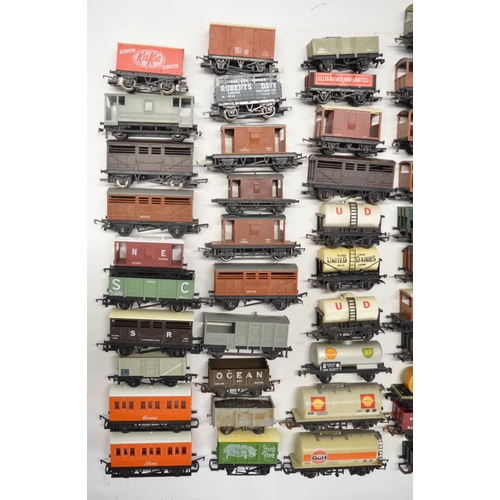 306 - Collection of previously used OO gauge rolling stock from Hornby, Triang, Wrenn and Hornby Dublo. Qt... 