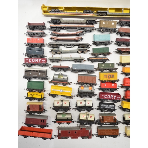 307 - Collection of previously used OO gauge rolling stock from Hornby, Triang, Wrenn and Hornby Dublo. Qt... 