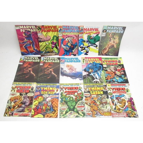 422 - Marvel - collection of Marvel Two-In-One, Marvel Fanfare, Marvel Presents, Marvel Comics Presents, e... 