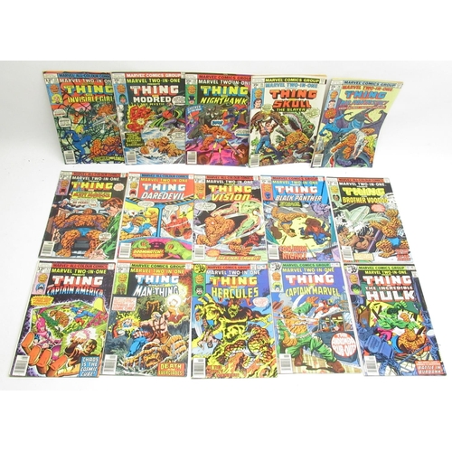 422 - Marvel - collection of Marvel Two-In-One, Marvel Fanfare, Marvel Presents, Marvel Comics Presents, e... 