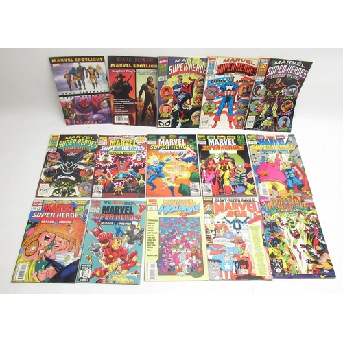 425 - Marvel - assorted collection of comics inc. Wolfpack 12 issue limited series, Spellbound six issue b... 