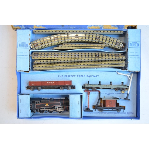 313 - Collection of mostly Hornby Dublo 2 and 3 rail locos, passenger coaches, rolling stock, track etc, m... 