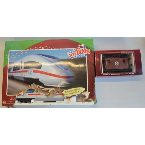 317 - LGB Toy Train G gauge 90610 ICE Train Set (box poor but models in excellent condition with instructi... 