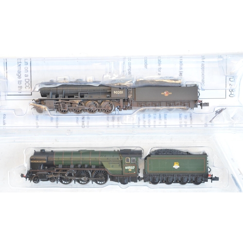 322 - Six N gauge electric steam locomotive models to include Dapol 2S-007-007 Pannier 4607 BR Black Early... 