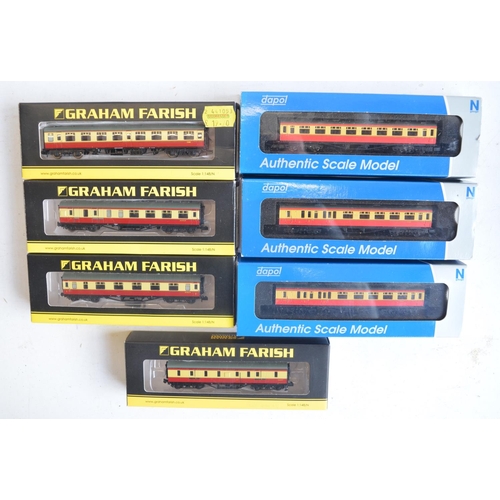 323 - Collection of N gauge railway models to include Graham Farish 372-476 Jubilee 45611 BR Green (model ... 