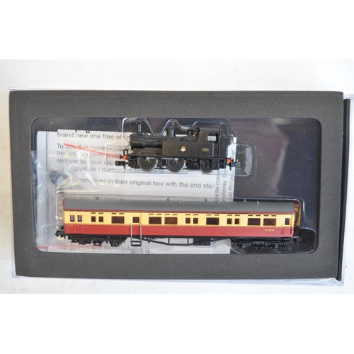 324 - Collection of N gauge railway models to include Dapol 2S-006-003 Twin Pack 14XX Tank BR Black Early ... 