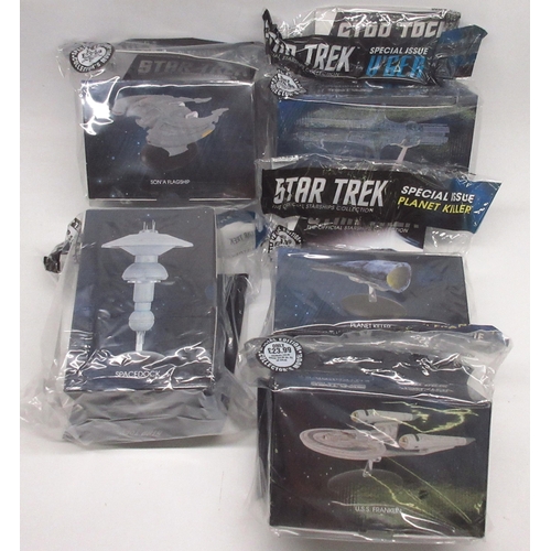 353 - Collection of larger Star Trek 'The Official Starships Collection' (Eaglemoss) special edition magaz... 